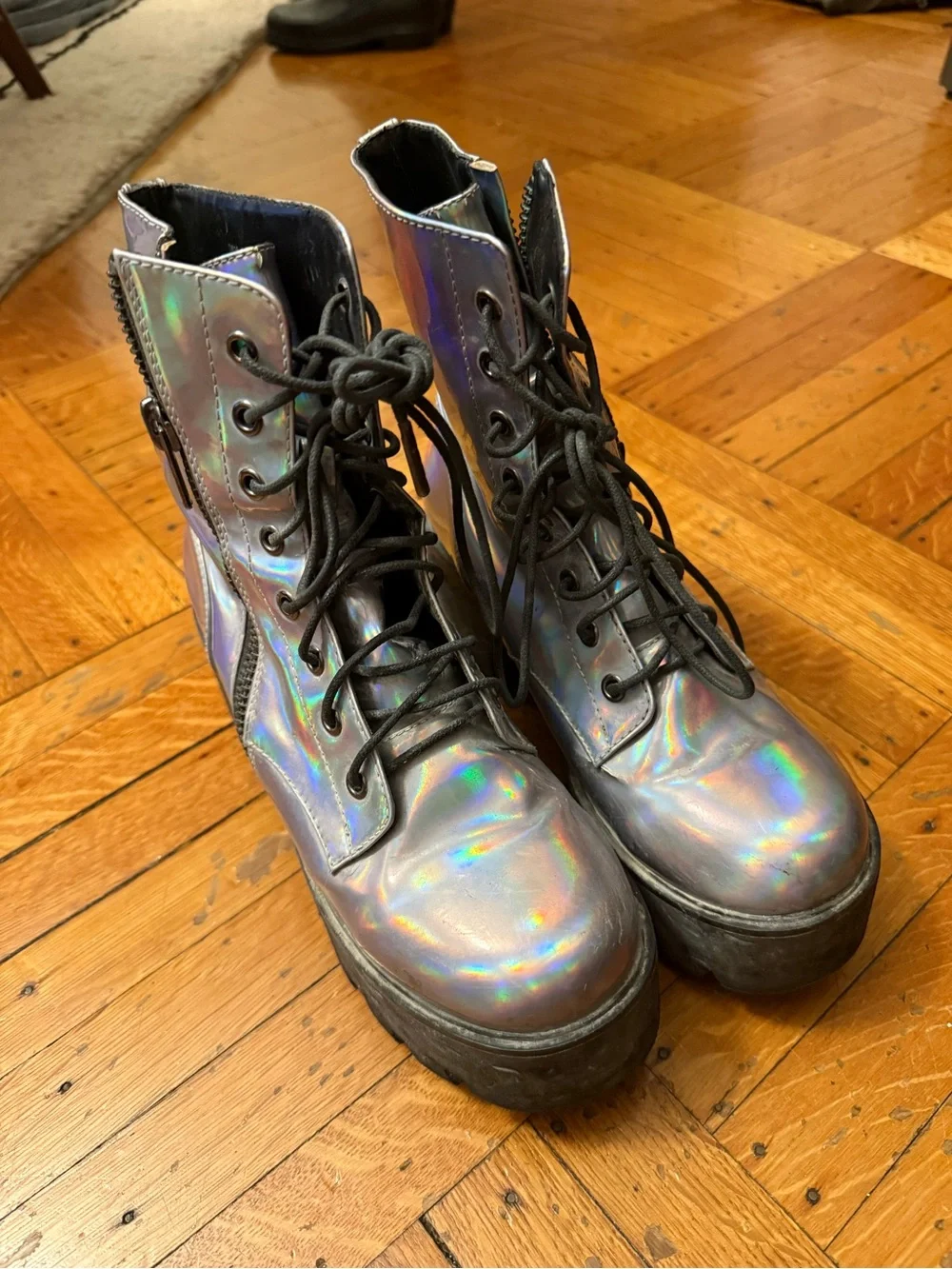Current Mood iridescent holographic